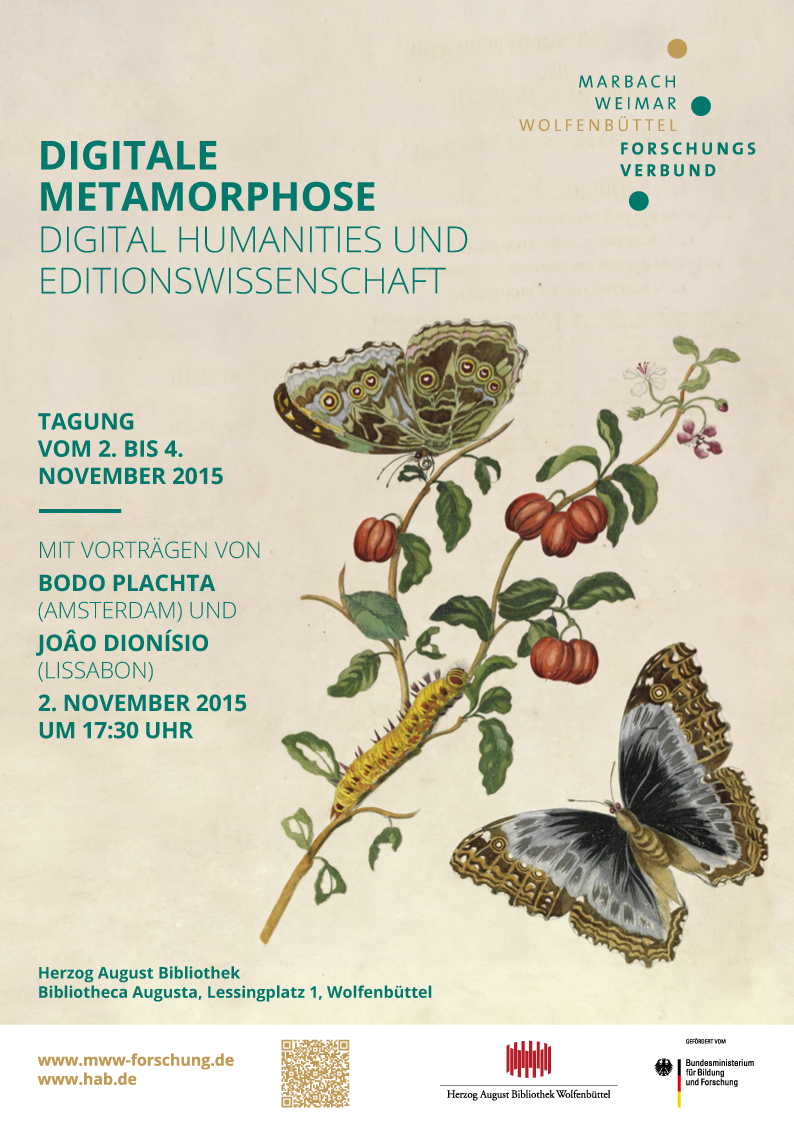 Plakat zur Tagung "Digitale Metamorphose"