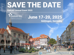 Göttinger Marktplatz mit Überschrift "Save the Date"